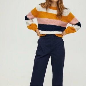 Sunday Best Artizia Lennie Colorful Striped Sweater